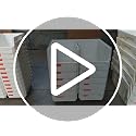 White Stackable Parts Bins - Heavy Duty Plastic Organizer 5x4x3 in (6 Pack)