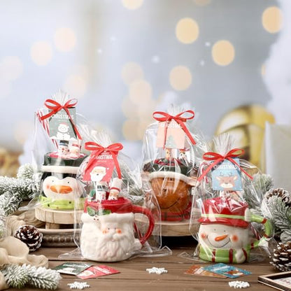 Christmas Ceramic Mug & Lip Balm Gift Set for Women