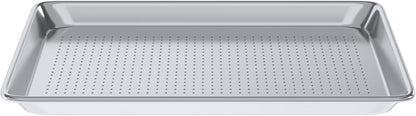 Skiennix 19 Gauge Half Size Perforated Aluminum Bun Sheet Pan - 13 in. x 18 in. for Even Baking