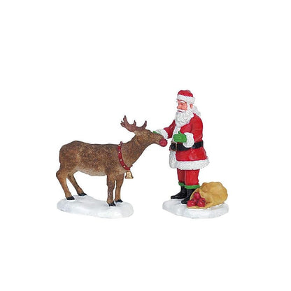 Lemax Reindeer Treats Set of 2 - 3.5cm Variation