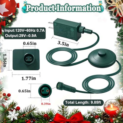 29V 13W LED Power Supply with Foot Switch Cable - Low-Voltage Transformer TS-13W29V