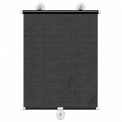 No Drill Indoor Window Blinds with Suction Cups - Light Filtering, Privacy, 13x24 Inches