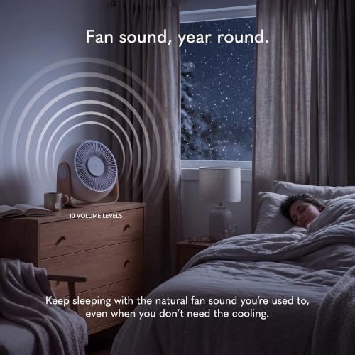 Smart Sleep Fan with White Noise Machine, Adjustable Cooling & App Control