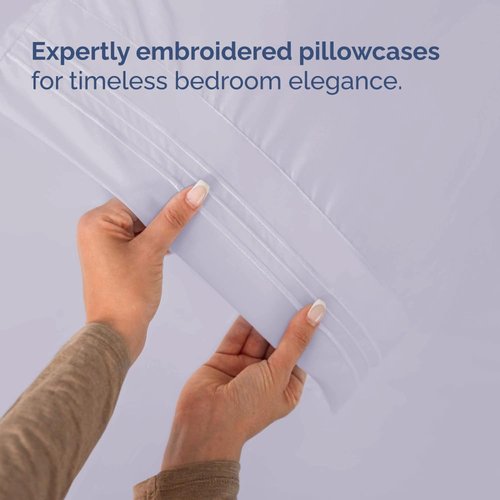 Full XL Bed Sheet - 4 Piece Full XL Bed Sheets Set - Soft, Breathable & Cooling - Hotel Luxury Bedding for Women, Men, Kids, Teens, Boys & Girls - Deep Pockets, Fade & Wrinkle Free - Light Lavender