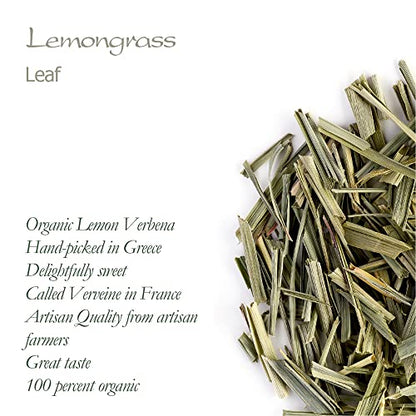 Lemon Grass Organic Herbal Tea - Lemony Sweetness - Lemongrass from Asia - Citronella - Lemongrass Tea Lemingrass Tea Dried Lemongrass Organic Lemon Grass Dried