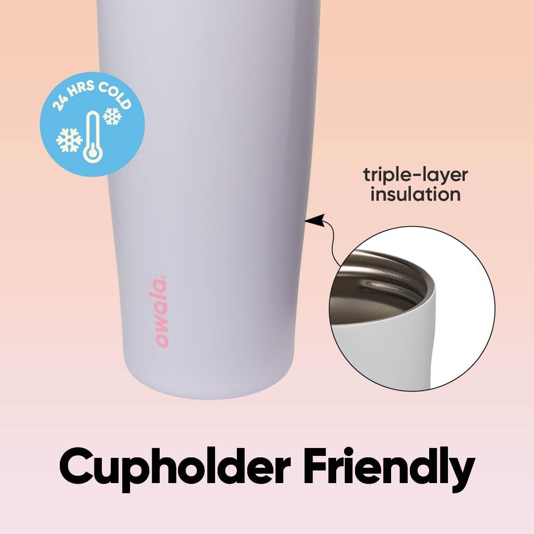 Owala FreeSip Sway Insulated Stainless Steel Water Bottle - 30oz with Two-Way Spout & Built-In Straw | Travel, Sports & School Ready