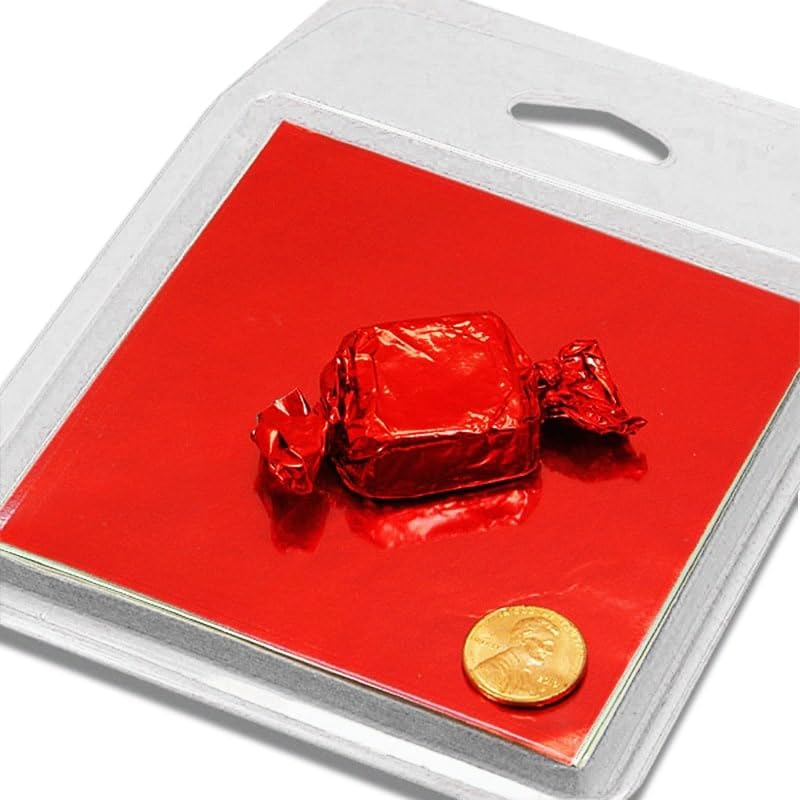 Red Candy Foil Wrappers 4" X 4"