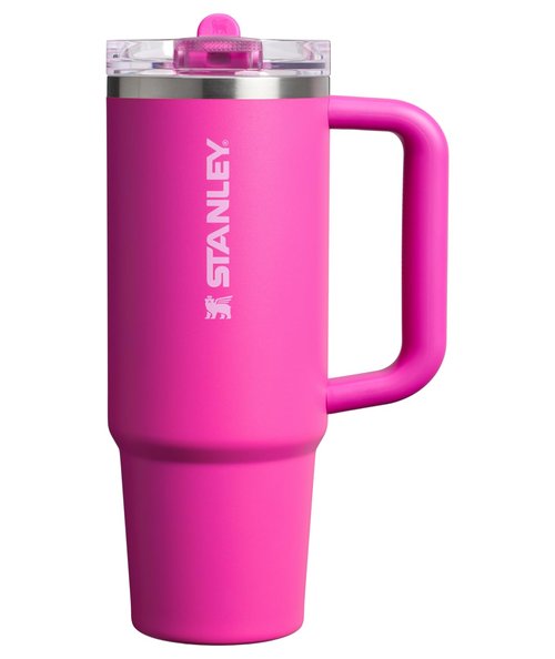STANLEY Quencher ProTour Flip Straw Tumbler with Leakproof Lid 30 oz | Built-in Straw and Handle | Cup Holder Compatible for Travel | insulated Stainless Steel Cup | BPA-Free | Violet Blossom