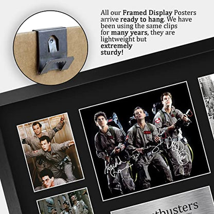 16 x 12 Inch Ghostbusters Autograph Display - Framed Movie Memorabilia