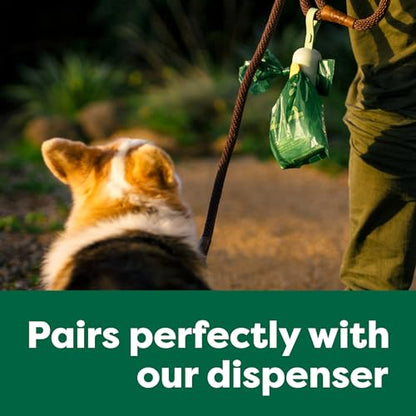 Earth Rated Poop Bags for Dogs Guaranteed Leak Proof and Extra Thick Waste Bag Refill Rolls, Lavender Scented, 120 Bags