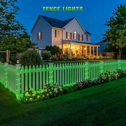 Solar Halloween String Lights 2x200 LED Green Outdoor Decorative Lighting