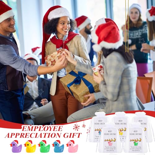 Bright Christmas Inspirational Gift Set with Ducks & Motivational Cards - 24 Sets