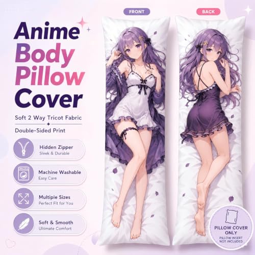 Anime Body Pillow Cover 19.7 x 59.1 Inches - Anchorage-23915 - Double-Sided Print