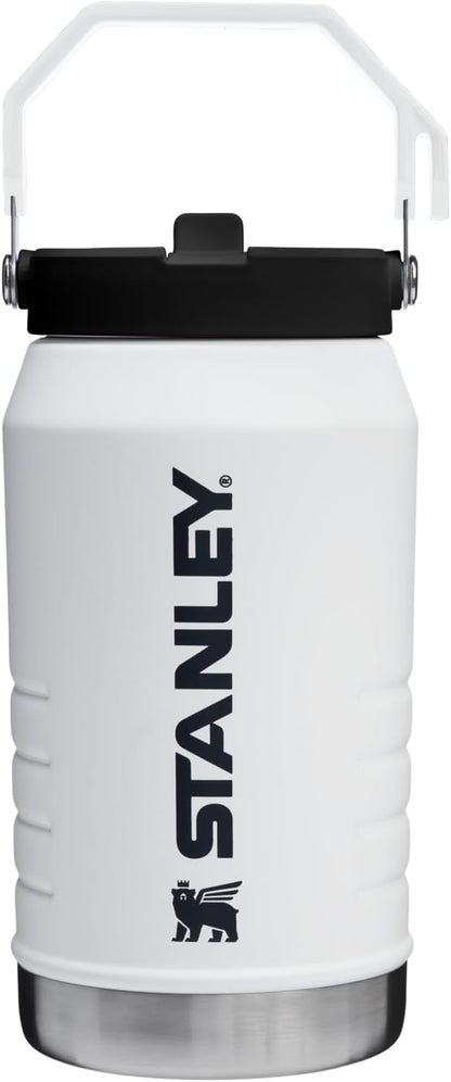 Stanley IceFlow 2.0 Flip Straw Jug - 64 oz Insulated Stainless Steel | Leakproof Travel & Sports | BPA-Free | Chalk