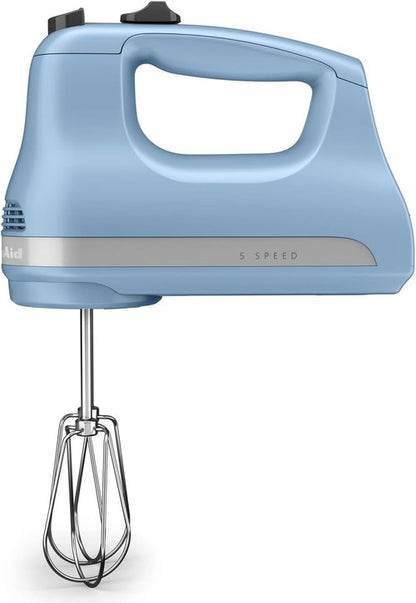 KitchenAid 5-Speed Hand Mixer - Ultra Power Performance in Velvet Blue Finish