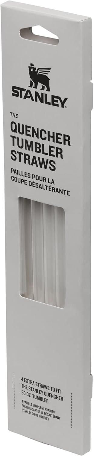 Stanley Quencher Tumbler Straws - Reusable Stainless Steel Replacement Straws | BPA-Free Accessory