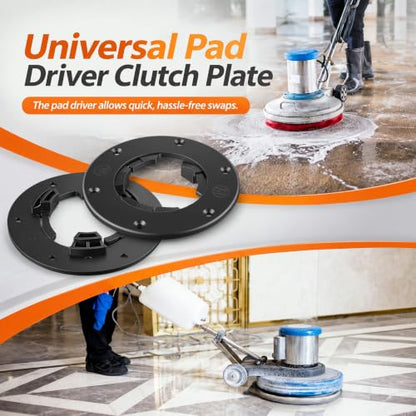 Universal 5 Inch Clutch Plate Pad Driver for Floor Buffers - 4 Pack Variation 4