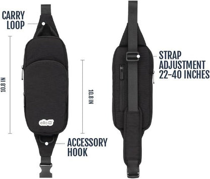 Ello Crossbody Sling Bag - Stylish Water Bottle Carrier for Hands-Free Convenience