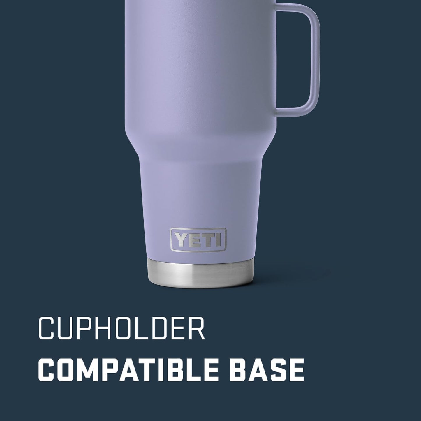 YETI Rambler 30 oz Travel Mug - Stainless Steel, Vacuum Insulated with Stronghold Lid
