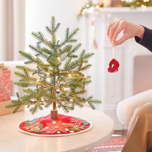 Engagement Ring Christmas Ornament 2026 - Red Box Holiday Decor