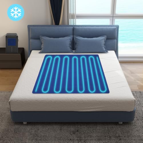 Water Cooled Mattress Pad Queen Cooling Bed Cooler with Remote & Timer