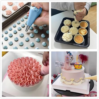 Russian Piping Tips Set 166 Pcs Baking Decorating Tools for Cakes