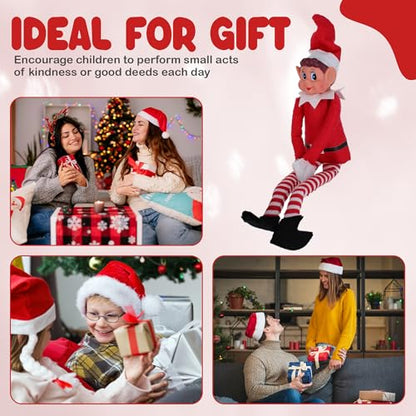 Quebec Christmas Mischief Makers Boy Elf - Naughty Santa’s Little Helper with Soft Body & Vinyl Face