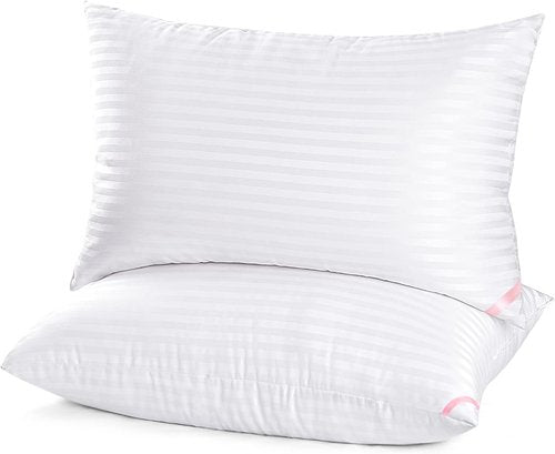 EIUE Hotel Collection Bed Pillows - Super Soft Down Alternative | 2 Pack Queen Size, 20 x 30 Inches