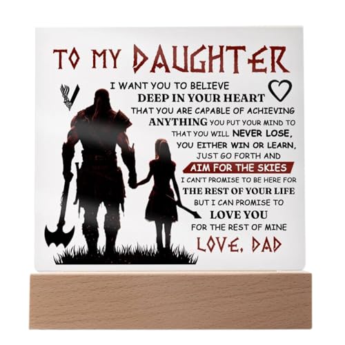 FG Mall Acrylic Plaque - Dad's Gift to Daughter Square Acrylic / Skies