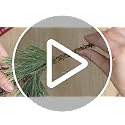 Artificial Pine Branches with Cones - Smokey Gray Green Christmas Picks - 9 Pack
