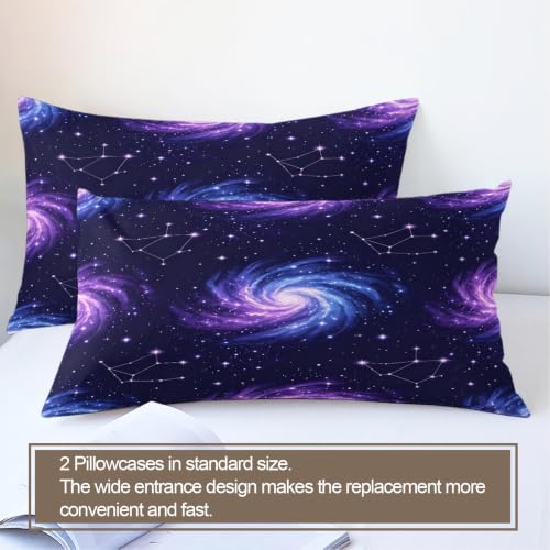 Galaxy Constellation Duvet Cover Set Full Dream8 - 3PCS Bed Linen