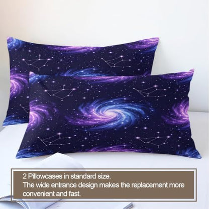 Galaxy Constellation Duvet Cover Set Full Dream8 - 3PCS Bed Linen