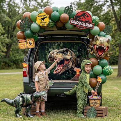 Dinosaur Trunk or Treat Car Decorations & Birthday Party Kit
