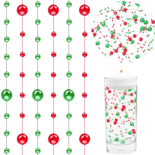 Artificial Floating Pearls Bead Garland for Christmas Decor, 30 Pieces