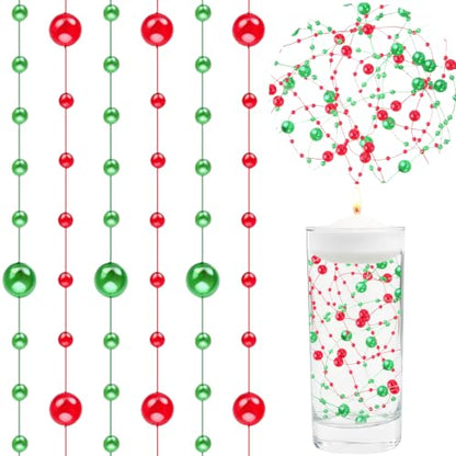 Artificial Floating Pearls Bead Garland for Christmas Decor, 30 Pieces