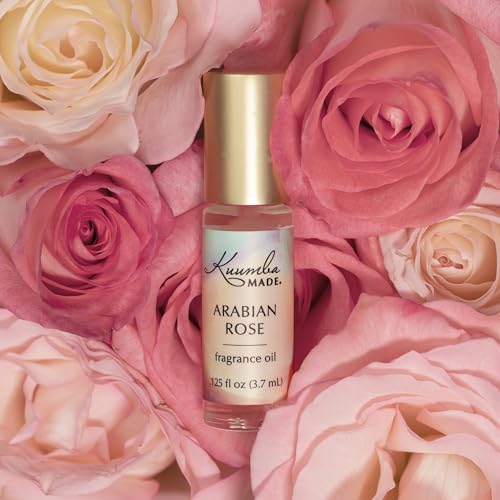 Kuumba Made Arabian Rose Fragrance Oil Roll-On - 0.13 Fl Oz Pack of 2, Long-Lasting, Vegan & Alcohol-Free