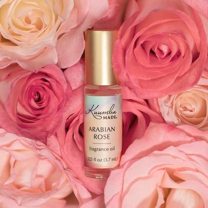 Kuumba Made Arabian Rose Fragrance Oil Roll-On - 0.13 Fl Oz Pack of 2, Long-Lasting, Vegan & Alcohol-Free