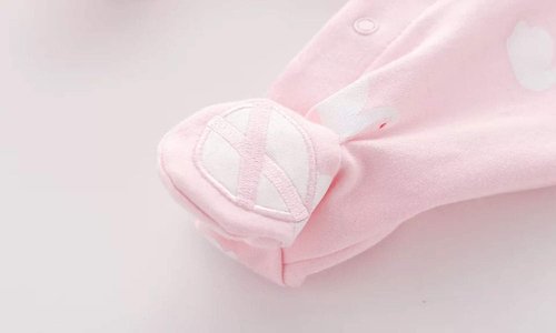 Babymine Baby One-Piece Romper - Soft Cotton Footed Sleepwear for Infants 0-12 Months