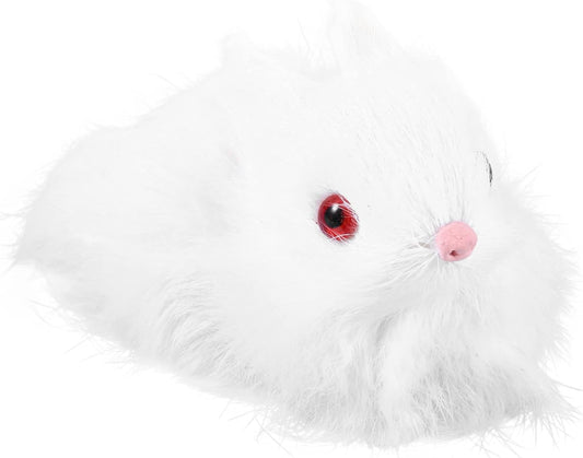 Skiennix Realistic Bunny Figurine - Cute Easter Ornament for Home Decoration | Perfect for Festive Celebrations