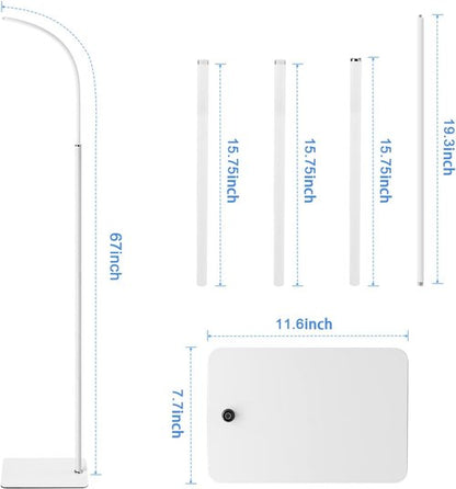 Infant Optics Adjustable Height Floor Stand Mount - Compatible with DXR-8 Pro & Nanit Pro | Versatile Design for Baby Monitors