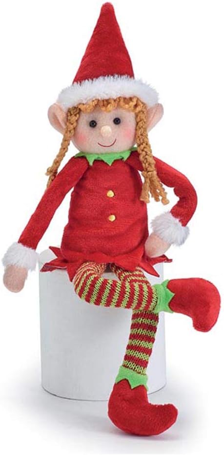 Skiennix Plush Christmas Girl Elf - Adorable Holiday Decor | Perfect Gift for Kids