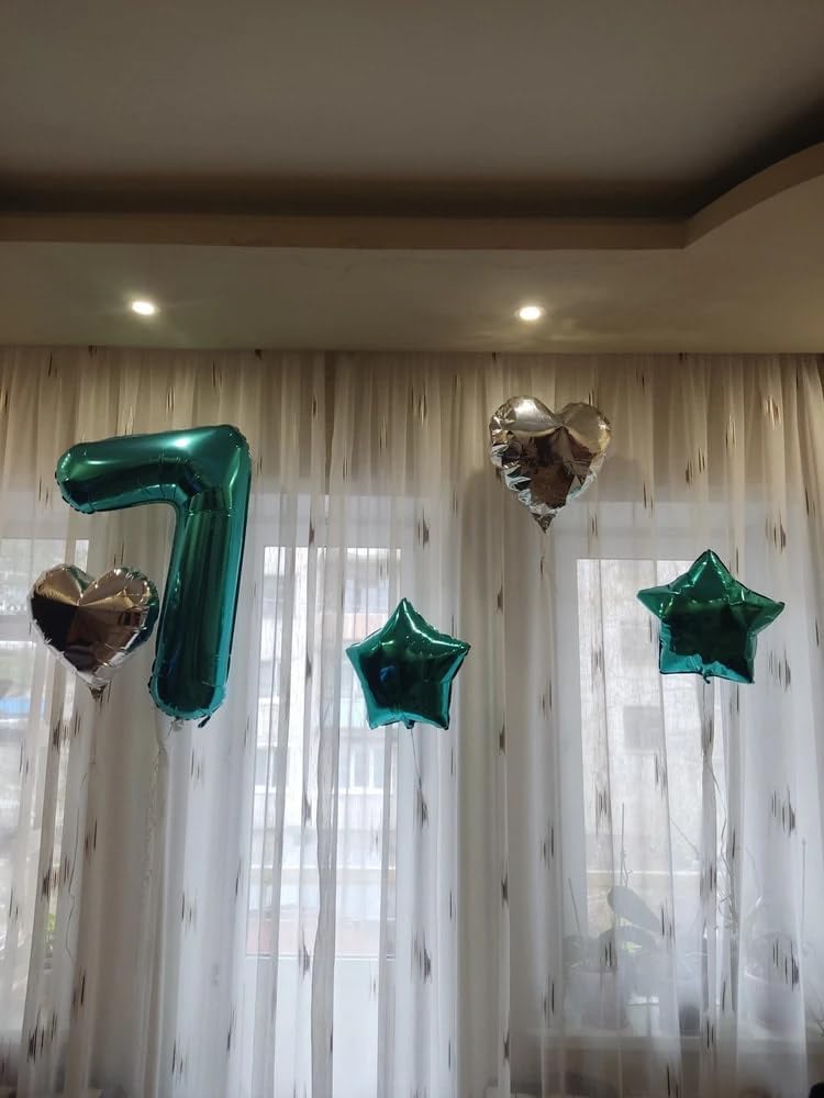 Teal Blue Number Balloon - 40 Inch 0 Balloon for Birthday Decorations | Perfect Teal Party Supplies