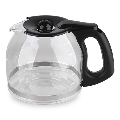 Anbige Replacement Parts 12-Cup Glass Carafe, Compatible with Mr. Coffee Coffee Maker, Replace Part# PLD12-RB, PLD12-RB Series (Black)