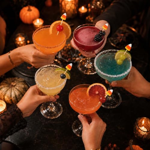 Halloween Candy Corn Cocktail Picks - 100 Pc Fall Party Toothpicks