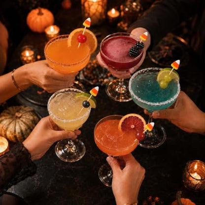 Halloween Candy Corn Cocktail Picks - 100 Pc Fall Party Toothpicks