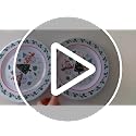 Snowman Melamine Plates Set - 6 Pieces, 10-Inch, Two Snowmen Variation