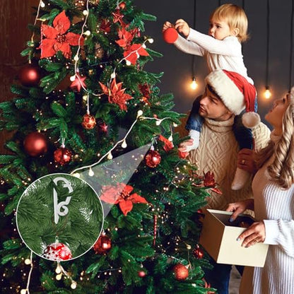 Openfly White Outdoor Christmas Light Clips 160Pcs Gutter Hooks Weatherproof