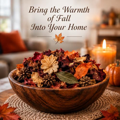 Autumn Spice Potpourri 4 oz - Fall Scented Home Décor for Bowls & Centerpieces