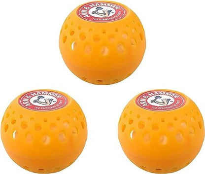 Arm & Hammer OdorBusterz® Odor Eliminator Balls - Clean Burst Baking Soda Odor Control | 3 Count for Closets & Small Spaces