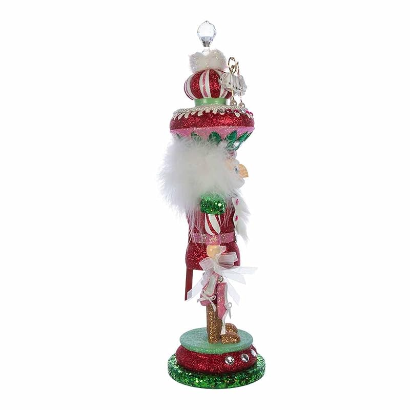 18-Inch Pink & Green Ballet Soldier Nutcracker - Hollywood Kurt Adler